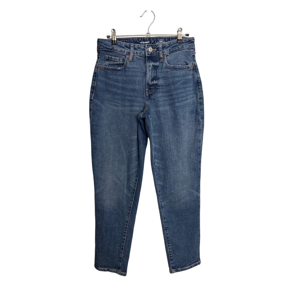 Old Navy O.G. Straight Jeans Womens 2 Margarita Blue High Rise Curvy Fit